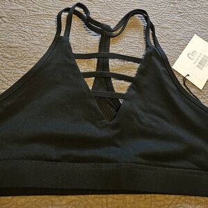 ZYIA Black Strappy Sports Bra